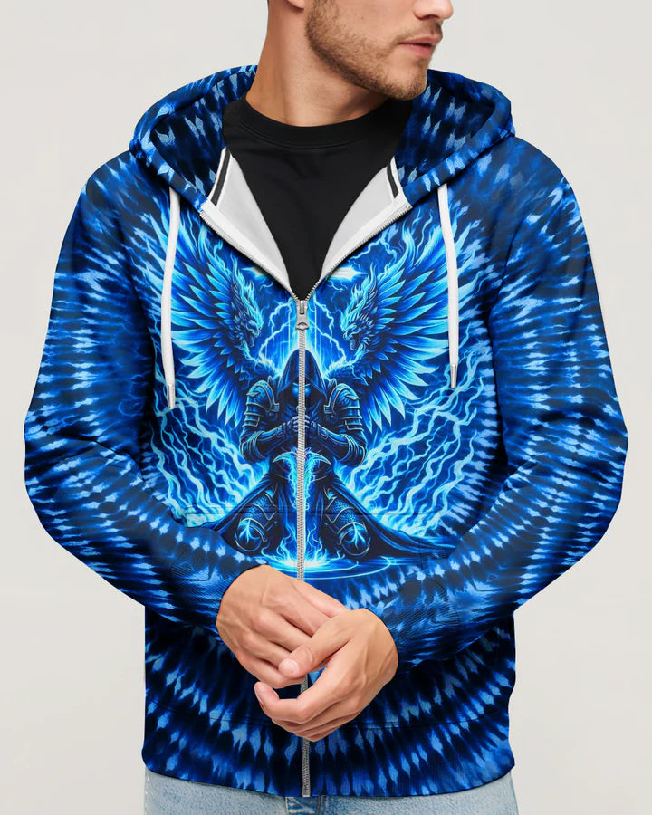 Cowgic Warrior With Wings Swirl Men's All Over Print Shirt
