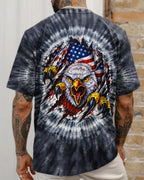 Cowgic Freedom Claws Eagle Swirl Men's All Over Print Shirt