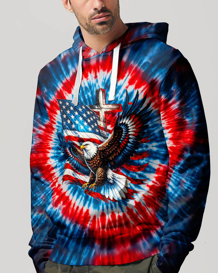 Cowgic One Nation Under God Eagle Men's All Over Print Shirt