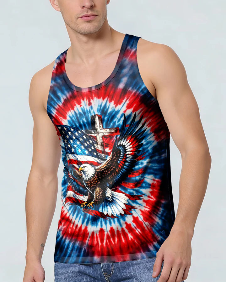 Cowgic One Nation Under God Eagle Men's All Over Print Shirt