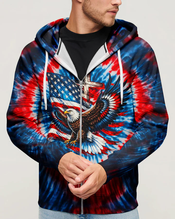 Cowgic One Nation Under God Eagle Men's All Over Print Shirt