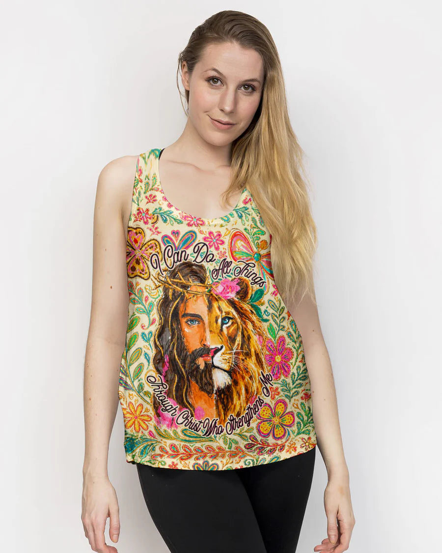 Cowgic I Can Do All Things Half-Man Half-Lion All Over Print Shirt