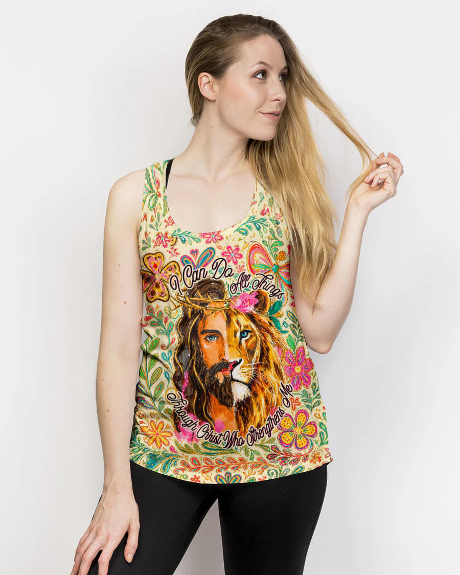 Cowgic I Can Do All Things Half-Man Half-Lion All Over Print Shirt