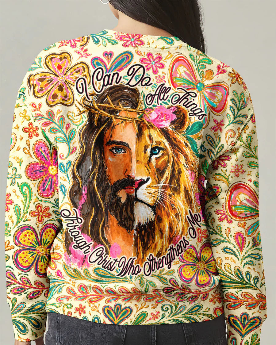 Cowgic I Can Do All Things Half-Man Half-Lion All Over Print Shirt