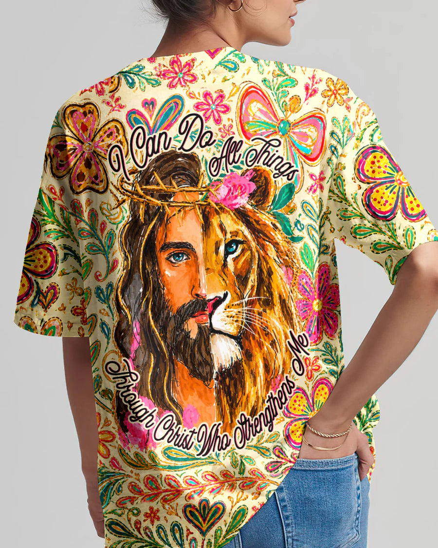 Cowgic I Can Do All Things Half-Man Half-Lion All Over Print Shirt
