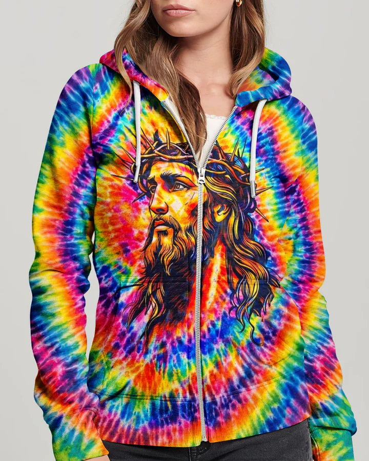 Cowgic My Hope Is In Jesus Colorful Swirl Women's All Over Print Shirt