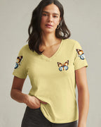 Cowgic When Butterflies Appear Angels Are Near Women's All Over Print Shirt