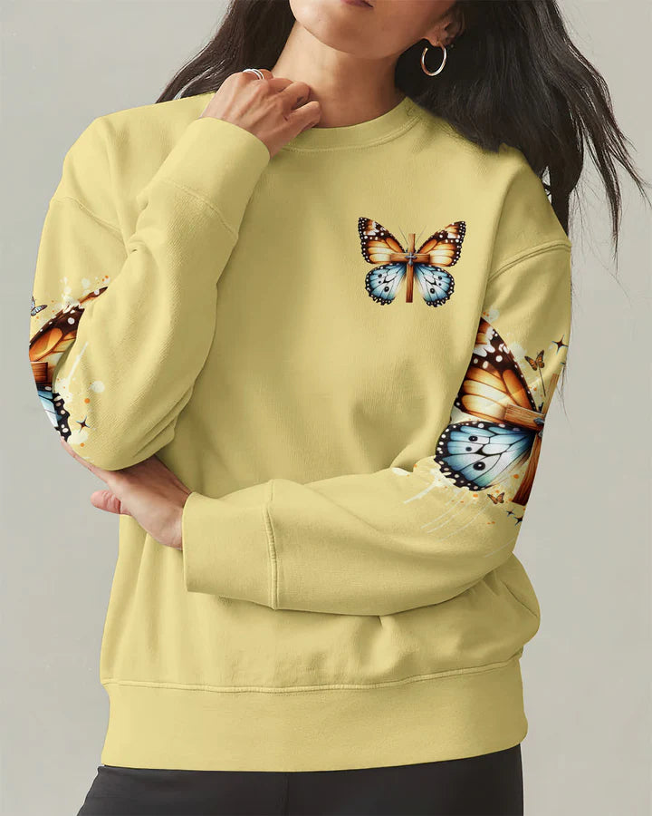 Cowgic When Butterflies Appear Angels Are Near Women's All Over Print Shirt