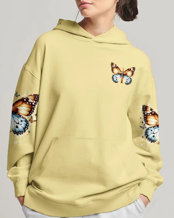Cowgic When Butterflies Appear Angels Are Near Women's All Over Print Shirt