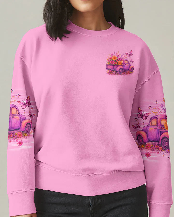 Cowgic Running Against The Wind Truck Women's All Over Print Shirt