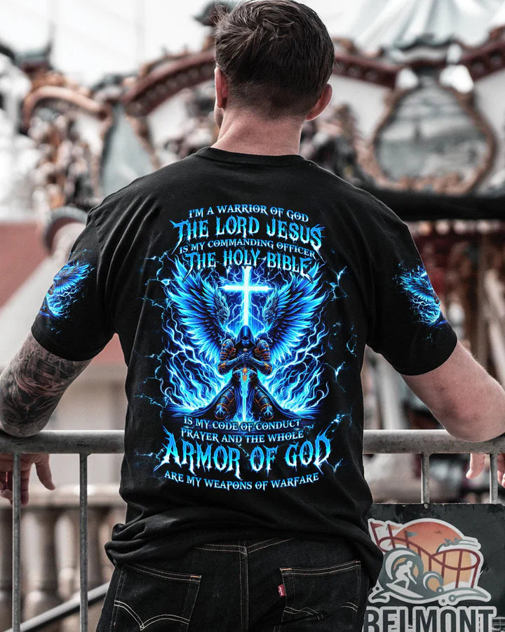 Cowgic I'm A Warrior Of God Men's All Over Print Shirt