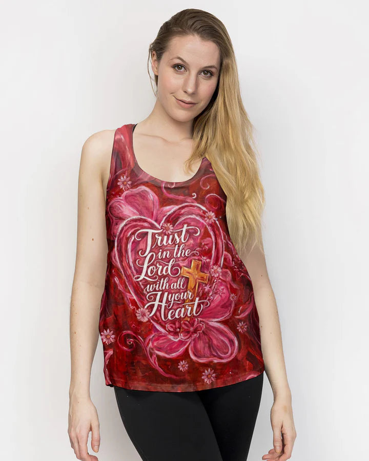 Cowgic Trust In The Lord With All Your Heart Women's All Over Print Shirt