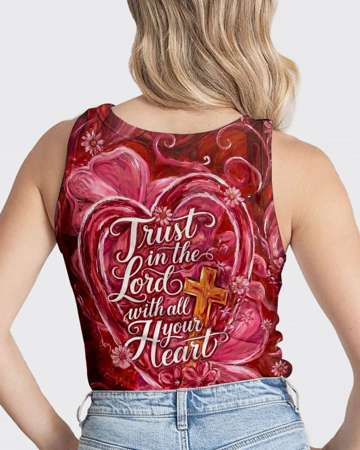 Cowgic Trust In The Lord With All Your Heart Women's All Over Print Shirt