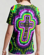 Cowgic I Can Do All Things Through Christ Cross Women's All Over Print