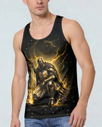 Cowgic Let Your Faith Be Bigger Than Your Fear Warrior Men's All Over Print Shirt