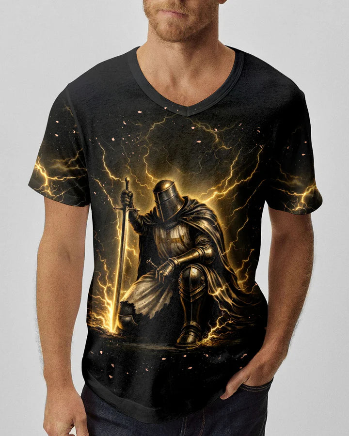 Cowgic Let Your Faith Be Bigger Than Your Fear Warrior Men's All Over Print Shirt