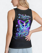 Cowgic I Believe There Are Angels Among Us Butterfly Women's All Over Print Shirt