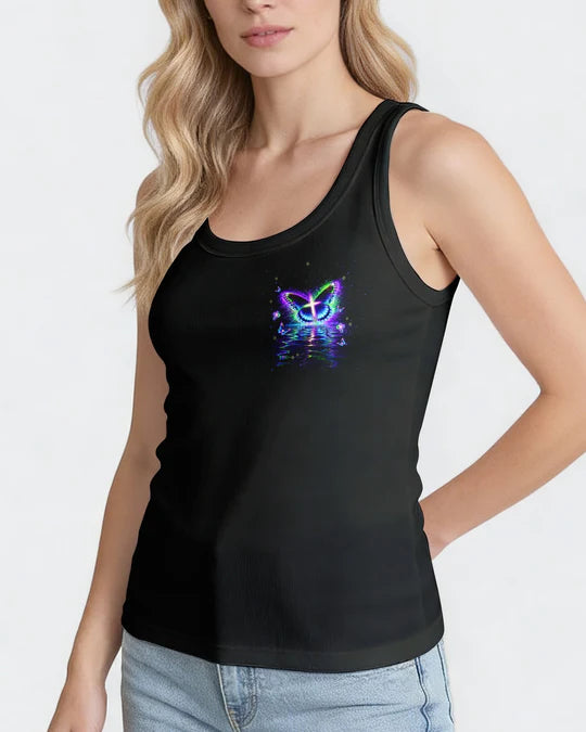Cowgic I Believe There Are Angels Among Us Butterfly Women's All Over Print Shirt