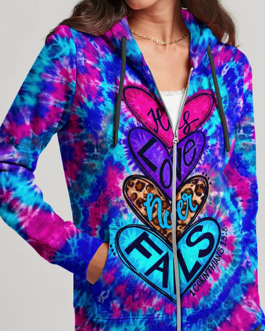 Cowgic His Love Never Fails Women's All Over Print Shirt