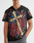 Cowgic In God We Trust Eagle Stars And Stripes Men's All Over Print Shirt