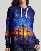 Cowgic When God Steps In Miracles Happen Women's All Over Print Shirt
