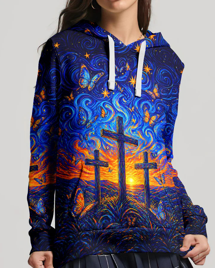 Cowgic When God Steps In Miracles Happen Women's All Over Print Shirt