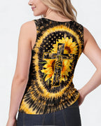 Cowgic Sunflowers Cross Swirl Women's All Over Print Shirt