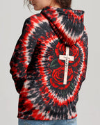 Cowgic Cross Rose Swirl Women's All Over Print Shirt
