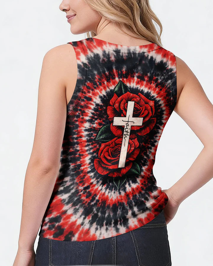 Cowgic Cross Rose Swirl Women's All Over Print Shirt