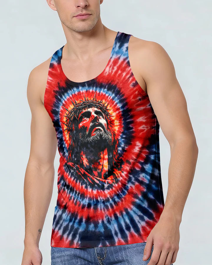 Cowgic Jesus Halo Of Faith Swirl Men's All Over Print Shirt