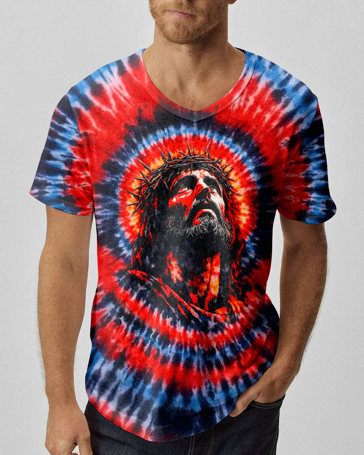 Cowgic Jesus Halo Of Faith Swirl Men's All Over Print Shirt