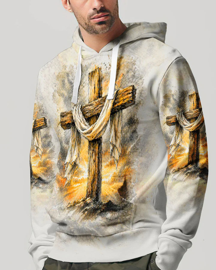 Cowgic I Can Do All Things Through Christ Lion Cross Men's All Over Print