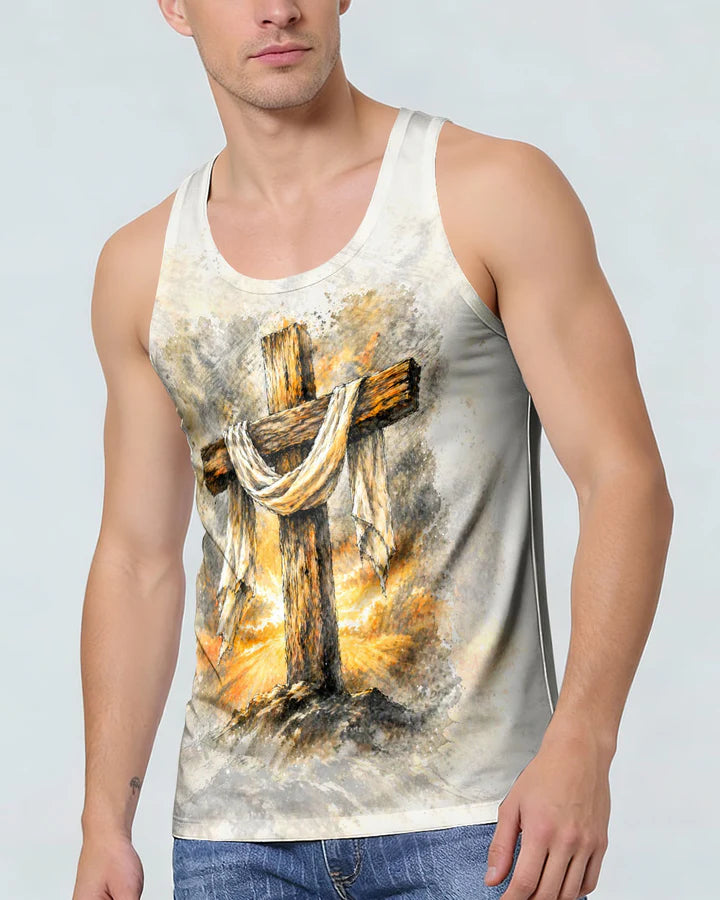Cowgic I Can Do All Things Through Christ Lion Cross Men's All Over Print