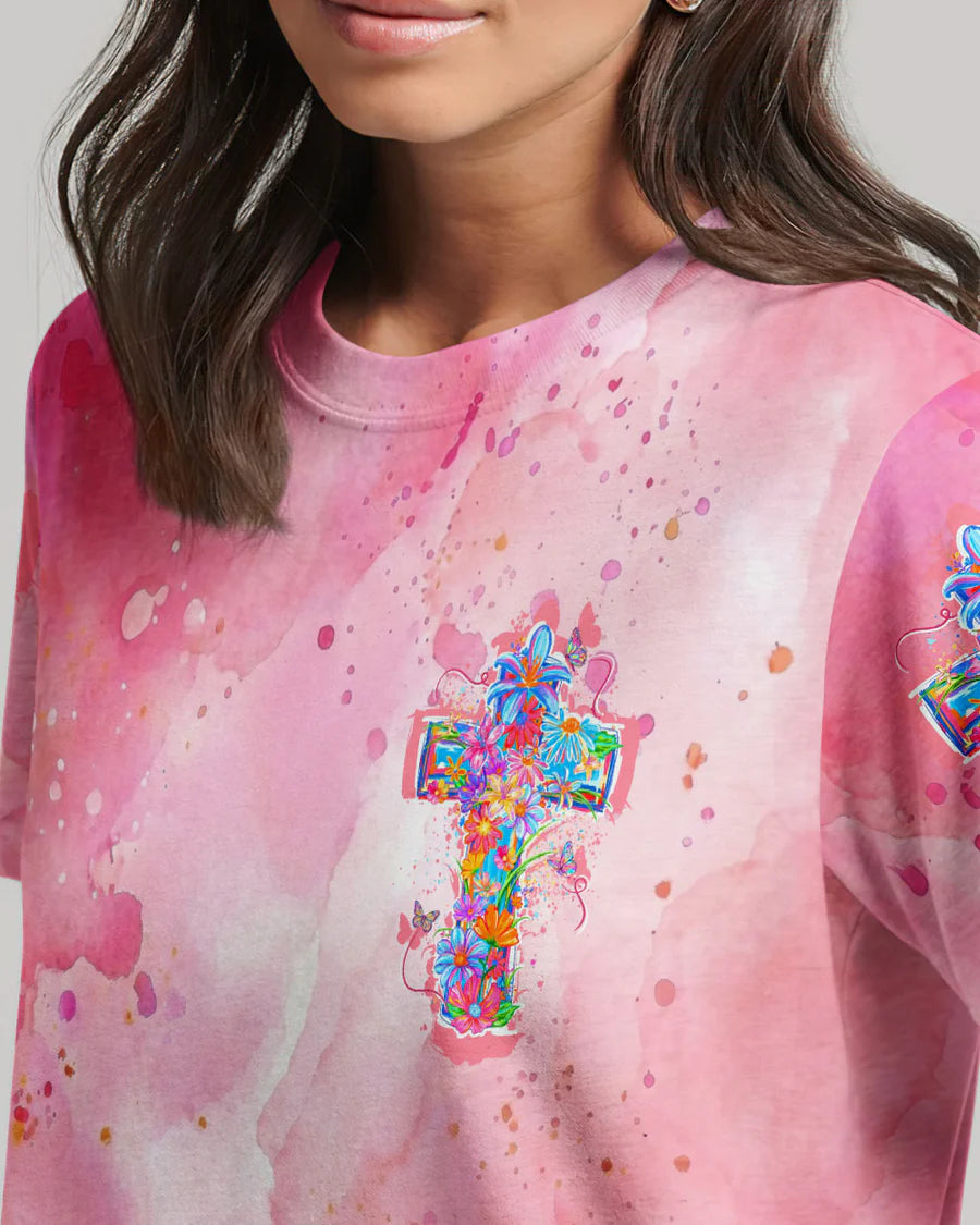 Cowgic There Was Jesus All Over Print Shirt