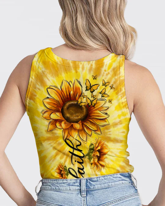 Cowgic Faith Sunflower Women's All Over Print Shirt