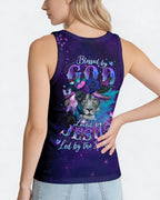 Cowgic Blessed By God Lion Women's All Over Print Shirt