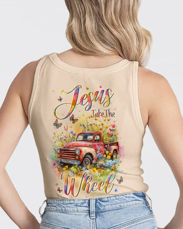 Cowgic Jesus Take The Wheel Women's All Over Print Shirt