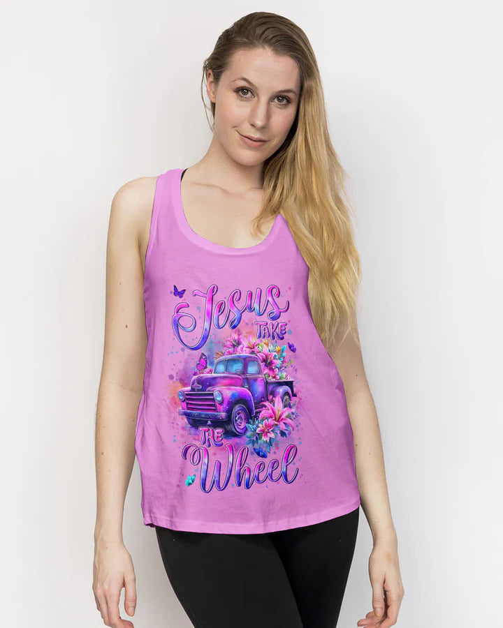 Cowgic Jesus Take The Wheel Women's All Over Print Shirt