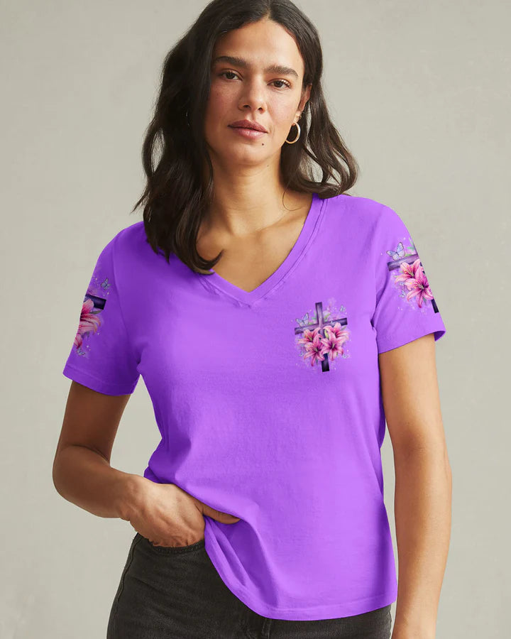 Cowgic Lord Stood With Me Women's All Over Print Shirt