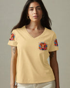 Cowgic Blessed By God Lion Women's All Over Print Shirt