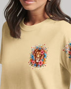 Cowgic Blessed By God Lion Women's All Over Print Shirt