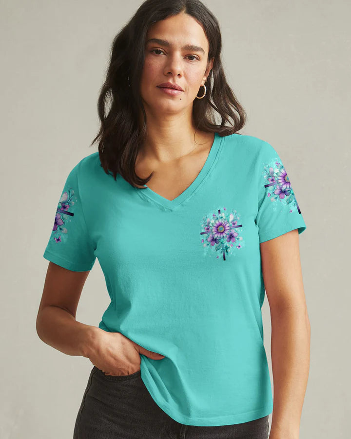 Cowgic I Will Walk By Faith Women's All Over Print Shirt