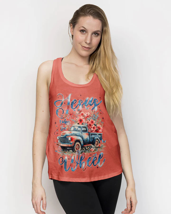 Cowgic Jesus Take The Wheel Women's All Over Print Shirt
