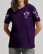 Cowgic Lord Stood With Me Women's All Over Print Shirt