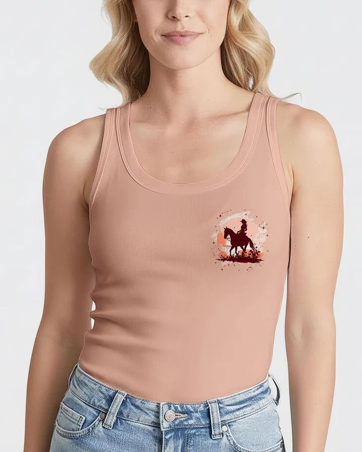 Cowgic This Girl Runs On Jesus And Horses Women's All Over Print Shirt