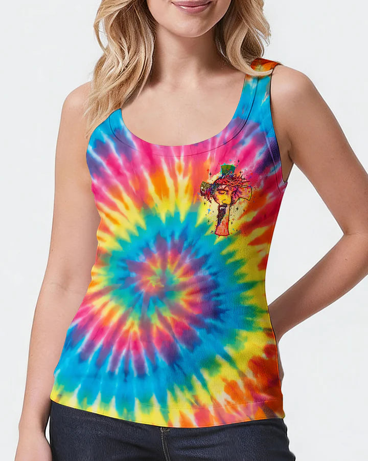 Cowgic I Can Do All Things Cross Colorful Women's All Over Print Shirt