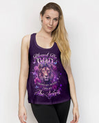 Cowgic Blessed By God Lion Women's All Over Print Shirt
