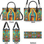 Cowgic Mary Of Guadalupe Leather Handbag