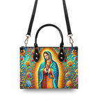 Cowgic Mary Of Guadalupe Leather Handbag