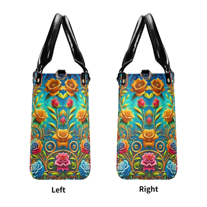 Cowgic Mary Of Guadalupe Leather Handbag